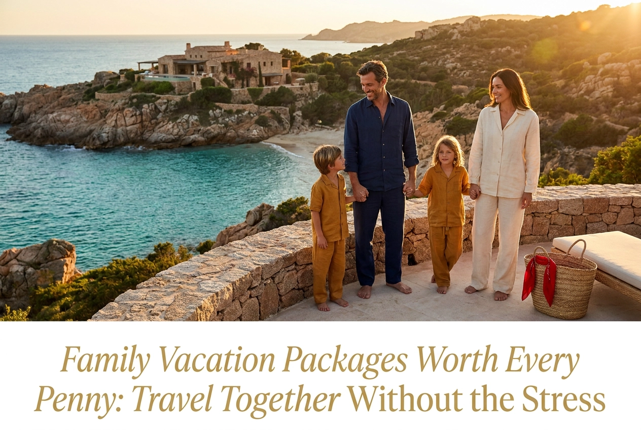 Professional header image for list-based article: Family Vacation Packages Worth Every Penny: Travel Togeth...