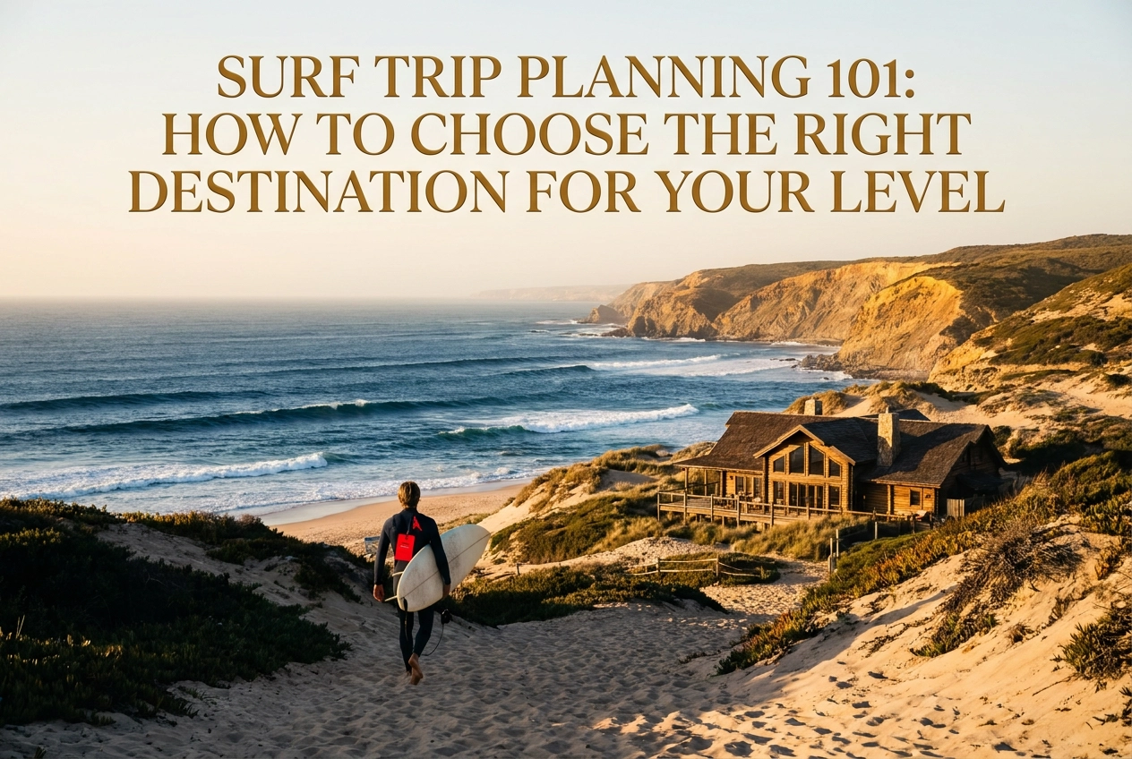 Surf Trip Planning 101: How to Choose the Right Destination for Your Level Professional header image for educational tutorial: Surf Trip Planning 101: How to Choose the Right Destinati...