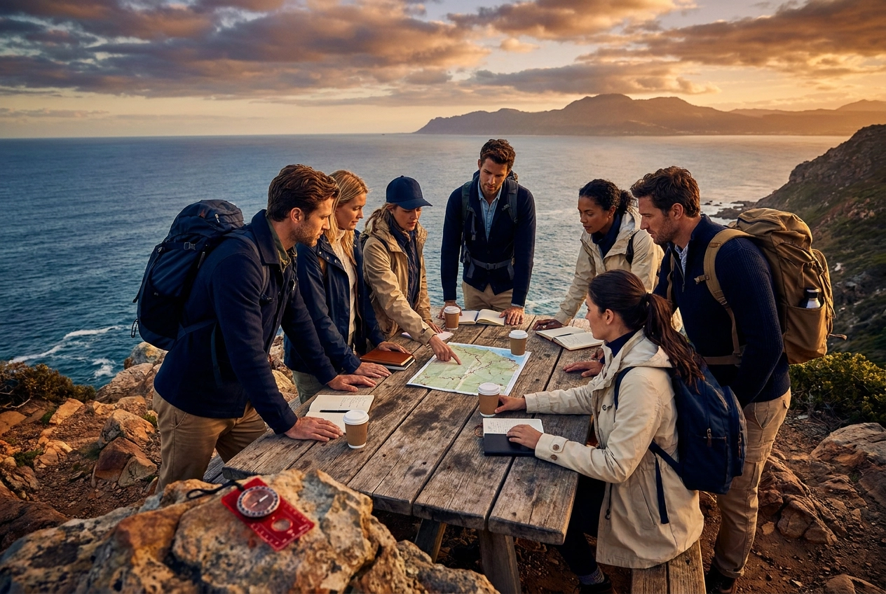 Group Adventure Travel: How to Plan a Multi-Person Trip Where Everyone Has a Good Time Professional header image for step-by-step guide: Group Adventure Travel: How to Plan a Multi-Person Trip W...