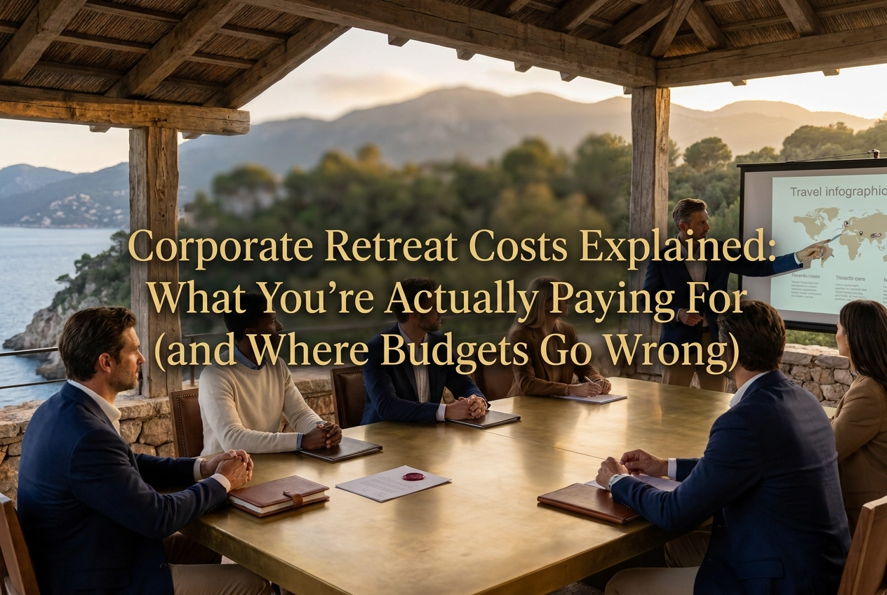 Corporate Retreat Costs Explained: What You're Actually Paying For (and Where Budgets Go Wrong) Professional header image for industry analysis: Corporate Retreat Costs Explained: What You're Actually P...